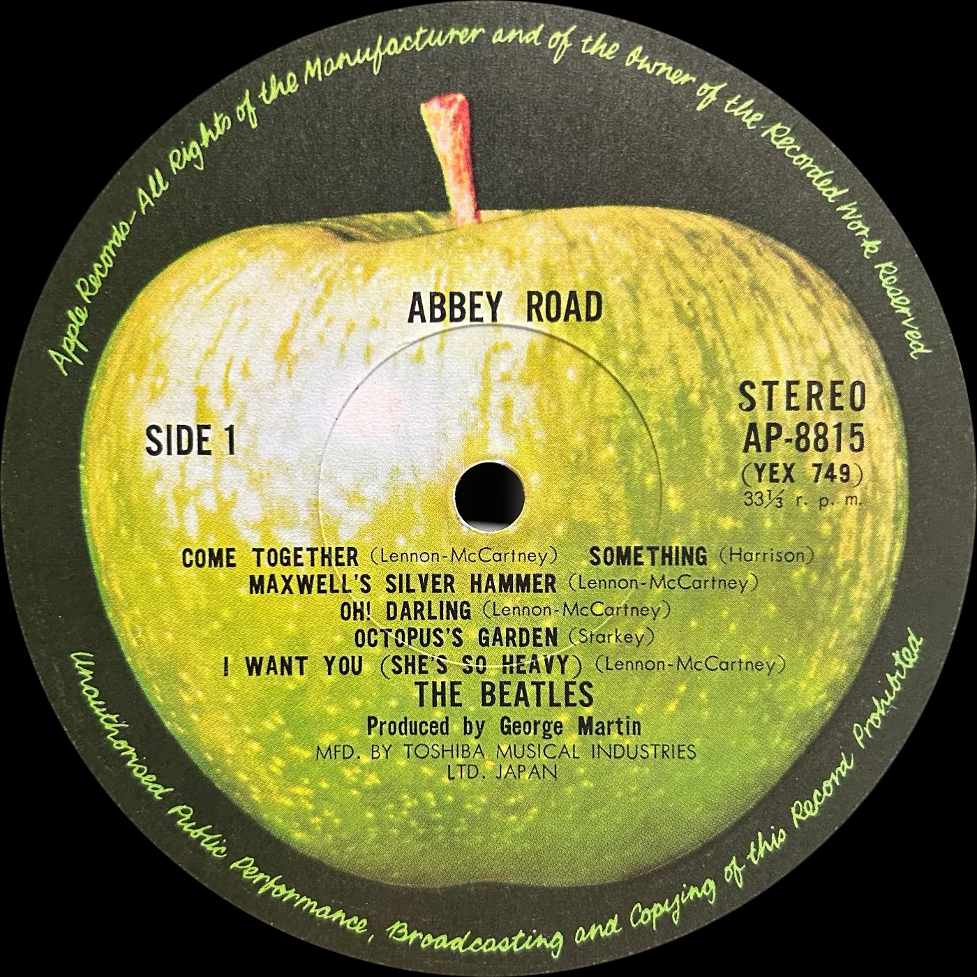 Abbey Road(ラベル) - beatles_vinyl @ ウィキ - atwiki（アット
